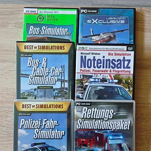 Simulation spiele konvolut - simulation,