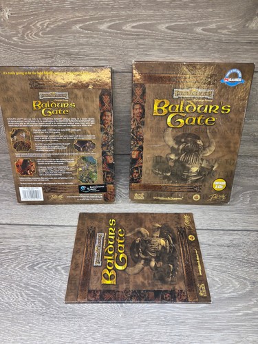 Baldurs gate ibm big - pc, box