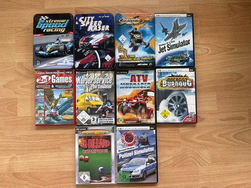 10x spiele konvolut pc - 10x,